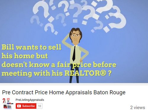pre-contract price home appraisals baton rouge